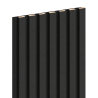 Mexen Lam-F akustische Wandlamellen 275 x 31,5 cm, Filz 6 mm, Schwarzer Leinen - S105-275317-2812-069