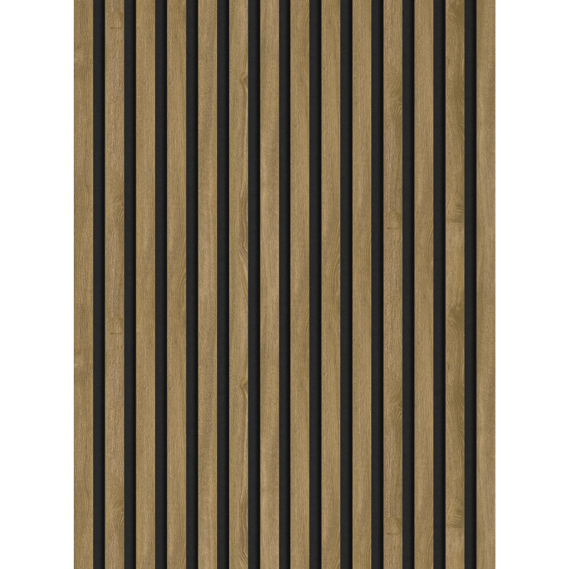 Mexen Lam-F Akustik-Wandlamellen 275 x 31,5 cm, Filz 6 mm, Klassische Eiche - S105-275317-2812-072