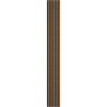 Mexen Lam-F akustische Wandpaneele 275 x 31,5 cm, Filz 6 mm, Mocca Eiche - S105-275317-2812-074