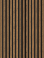 Mexen Lam-F akustische Wandpaneele 275 x 31,5 cm, Filz 6 mm, Mocca Eiche - S105-275317-2812-074