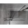 Mexen Mist T Duschkabine, pendelbar, 80 x 70 cm, transparent, Chrom - 8A4T-080-070-01-00