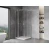 Mexen Mist T Duschkabine schwenkbar 85 x 85 cm, transparent, Chrom - 8A4T-085-085-01-00