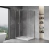 Mexen Mist T Duschkabine mit Drehtür 110 x 90 cm, transparent, Chrom - 8A4T-110-090-01-00