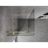 Mexen Mist T Duschkabine 75 x 75 cm, transparent, gold - 8A4T-075-075-50-00