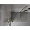 Mexen Mist T Duschkabine schwenkbar 90 x 75 cm, transparent, gold - 8A4T-090-075-50-00