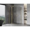 Mexen Mist T Duschkabine mit Drehtür 80 x 110 cm, transparent, gold - 8A4T-080-110-50-00