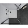 Mexen Pretoria Duschkabine schwenkbar 90 x 90 cm, transparent, schwarz + Duschwanne Flat - 852-090-090-70-00-4010B
