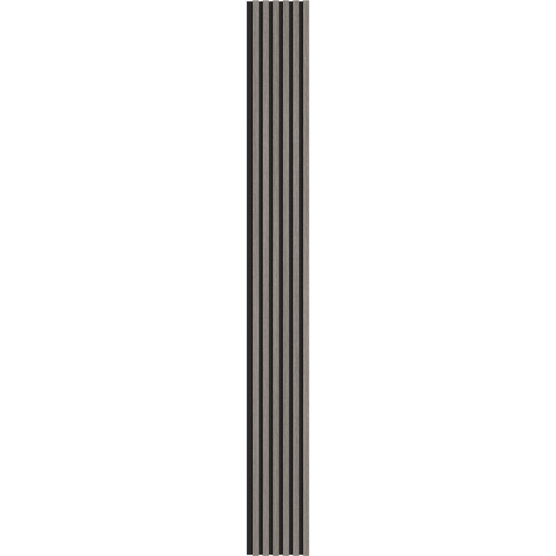 Mexen Lam-B Wandpaneele 275 x 30 cm, HDF-Platte 4 mm, technisches Furnier, Silberne Eiche - S100-275307-3015-007