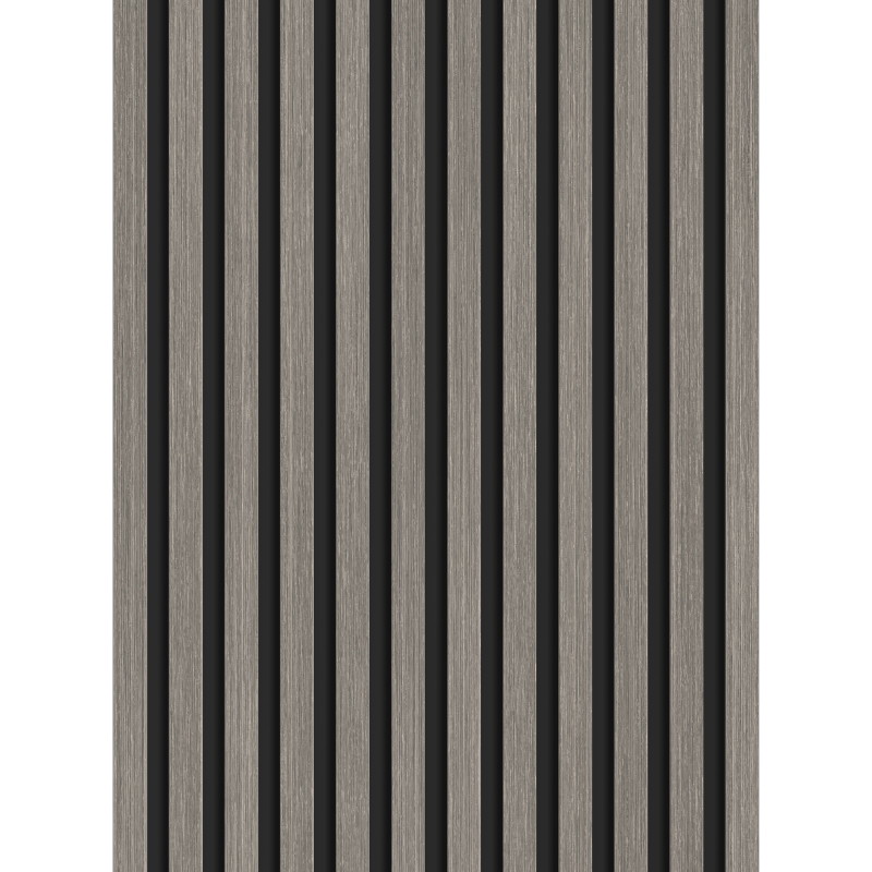 Mexen Lam-B Wandpaneele 275 x 30 cm, HDF-Platte 4 mm, technisches Furnier, Silberne Eiche - S100-275307-3015-007