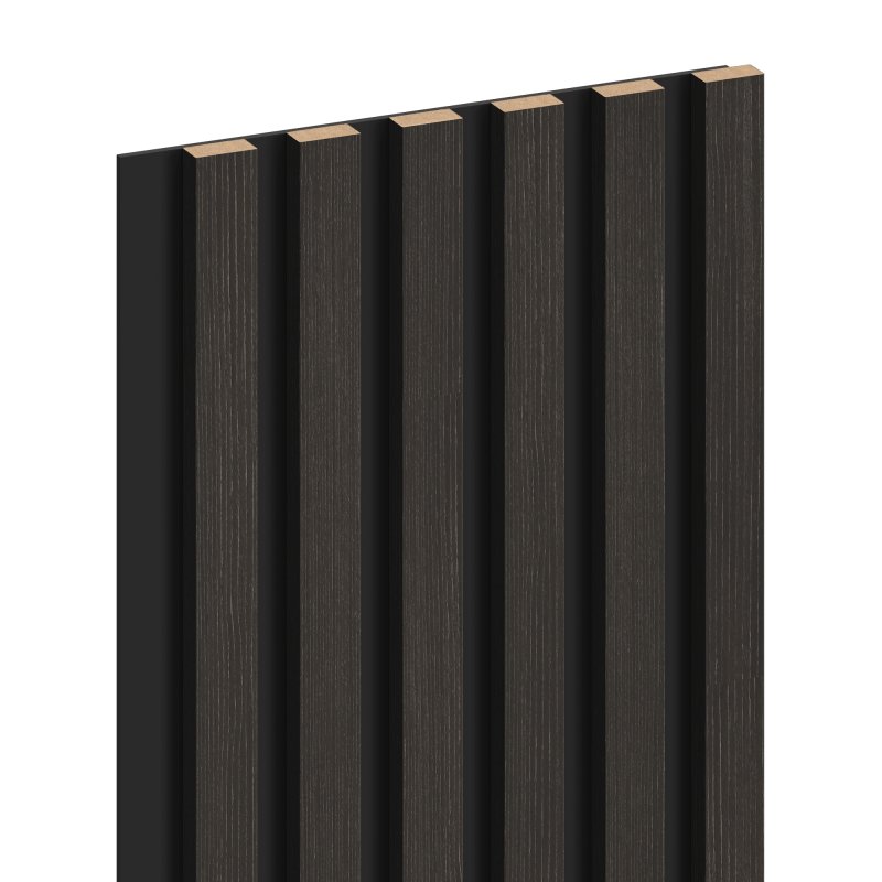 Mexen Lam-B Wandpaneele 275 x 30 cm, 4 mm HDF-Platte, technisches Furnier, Silberne Walnuss - S100-275307-3015-009