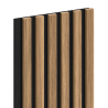 Mexen Lam-F Akustische Wandpaneele 275 x 30 cm, Filz 8 mm, Technisches Furnier, Hellnuss - S105-275307-3015-017