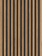 Mexen Lam-F Akustikwandpaneele 275 x 30 cm, 8 mm Filz, technisches Furnier, Helles Nussbaum - S105-275307-3015-017