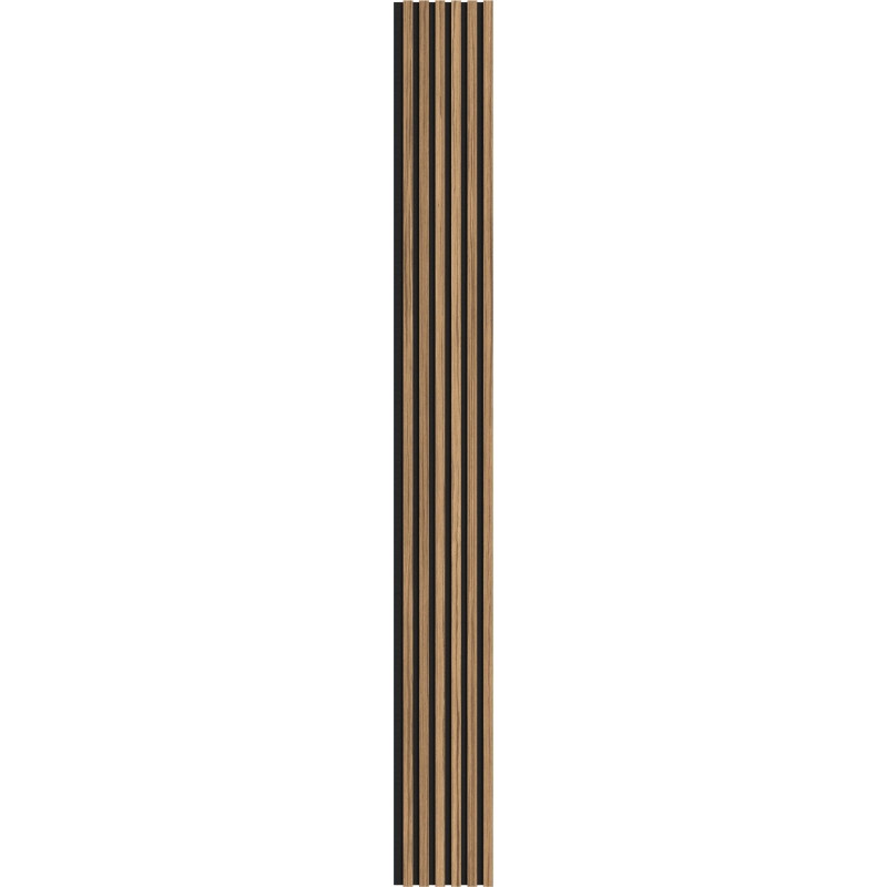 Mexen Lam-F Akustische Wandpaneele 275 x 30 cm, Filz 8 mm, Technisches Furnier, Hellnuss - S105-275307-3015-017