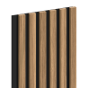Mexen Lam-B Wandpaneele 275 x 30 cm, HDF-Platte 4 mm, technisches Furnier, Helles Nussbaum - S100-275307-3015-017
