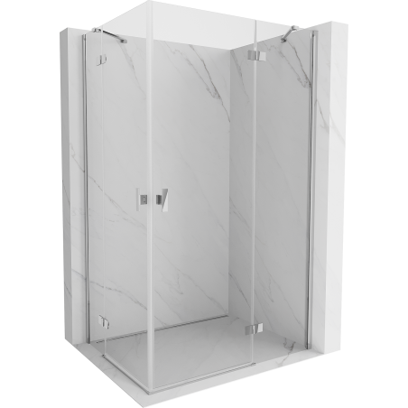 Mexen Mist-H Duo Duschkabine schwenkbar rechts 95 x 115 cm, transparent, chrom - 8A5-095L-115P-01-00