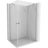Mexen Mist-H Duo Duschkabine schwenkbar rechts 110 x 120 cm, transparent, Chrom - 8A5-110L-120P-01-00