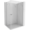 Mexen Mist-H L Duo Duschkabine rechts 95 x 110 cm, transparent, chrom - 8A5L-095L-110P-01-00