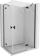 Mexen Mist-H Duo Duschkabine rechts öffnend 75 x 110 cm, transparent, schwarz - 8A5-075L-110P-70-00