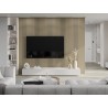 Mexen Lam-B Wandpaneele 275 x 30 cm, HDF Platte 4 mm, technisches Furnier, Sandiger Eiche - S100-275307-3015-001
