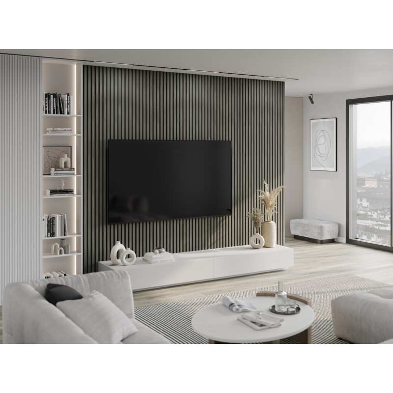 Mexen Lam-B Wandpaneele 275 x 30 cm, HDF-Platte 4 mm, technisches Furnier, Eiche Heritage - S100-275307-3015-008