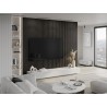 Mexen Lam-B Wandpaneele 275 x 30 cm, 4 mm HDF-Platte, technisches Furnier, Silberne Walnuss - S100-275307-3015-009