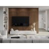 Mexen Lam-B Wandpaneele 275 x 30 cm, 4 mm HDF-Platte, technisches Furnier, Rubin Mahagoni - S100-275307-3015-013