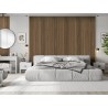 Mexen Lam-B Wandpaneele 275 x 30 cm, HDF-Platte 4 mm, technisches Furnier, Helles Nussbaum - S100-275307-3015-017
