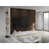 Mexen Lam-B Wandpaneele 275 x 30 cm, HDF-Platte 4 mm, Technisches Furnier, Palisander Nussbaum - S100-275307-3015-021
