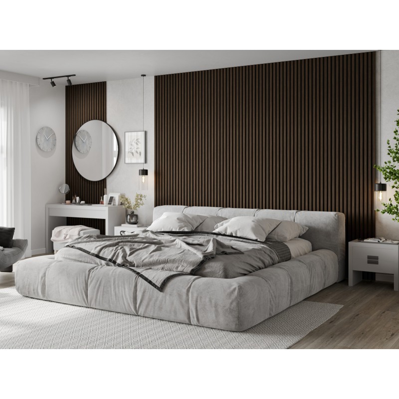Mexen Lam-B Wandlamellen 275 x 30 cm, HDF-Platte 4 mm, technisches Furnier, Gebrannte Walnuss - S100-275307-3015-024