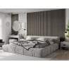Mexen Lam-F schallabsorbierende Wandpaneele 275 x 30 cm, 8 mm Filz, technisches Furnier, Graueiche - S105-275307-3015-005