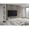 Mexen Lam-F schallabsorbierende Wandpaneele 275 x 30 cm, 8 mm Filz, technisches Furnier, Graueiche - S105-275307-3015-005