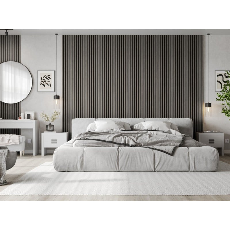 Mexen Lam-F Akustik Wandpaneele 275 x 30 cm, Filz 8 mm, technisches Furnier, Silberneiche - S105-275307-3015-007