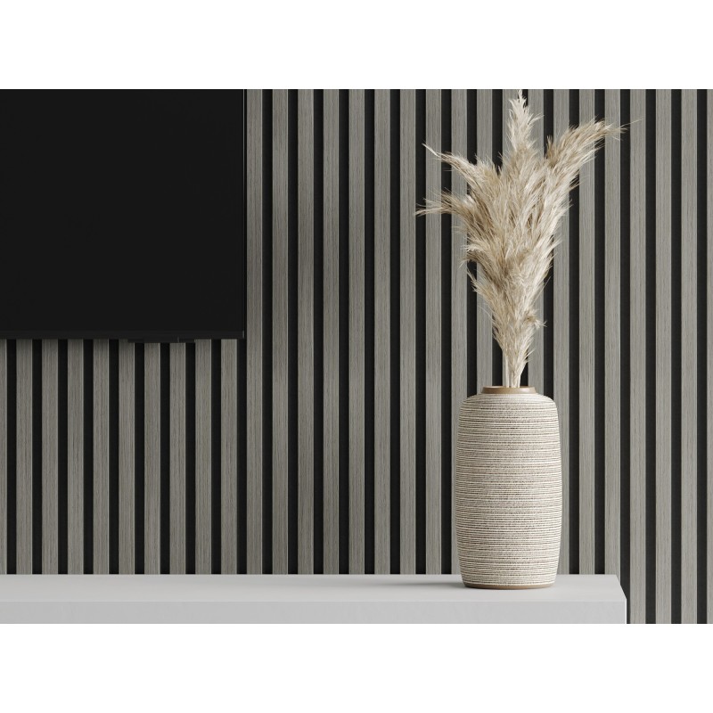 Mexen Lam-F Akustik-Wandpaneele 275 x 30 cm, Filz 8 mm, technisches Furnier, Eiche Heritage - S105-275307-3015-008