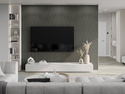 Mexen Lam-F Akustik-Wandpaneele 275 x 30 cm, Filz 8 mm, technisches Furnier, Eiche Heritage - S105-275307-3015-008