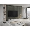 Mexen Lam-F Akustik-Wandpaneele 275 x 30 cm, Filz 8 mm, technisches Furnier, Eiche Heritage - S105-275307-3015-008