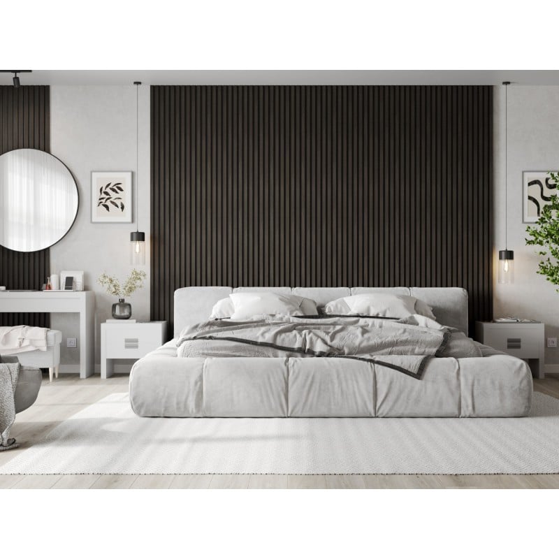 Mexen Lam-F akustische Wandpaneele 275 x 30 cm, Filz 8 mm, technisches Furnier, Silbernuß - S105-275307-3015-009