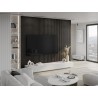 Mexen Lam-F akustische Wandpaneele 275 x 30 cm, Filz 8 mm, technisches Furnier, Silbernuß - S105-275307-3015-009