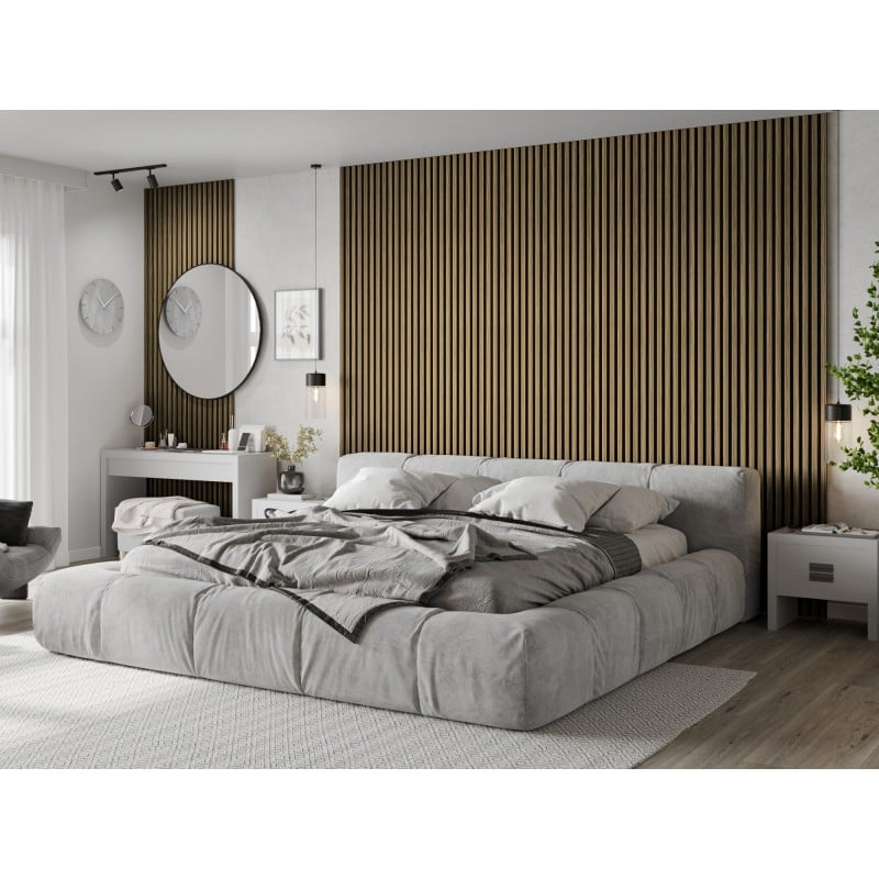 Mexen Lam-F Akustikwandpaneele 275 x 30 cm, 8 mm Filz, technisches Furnier, Helles Nussbaum - S105-275307-3015-017
