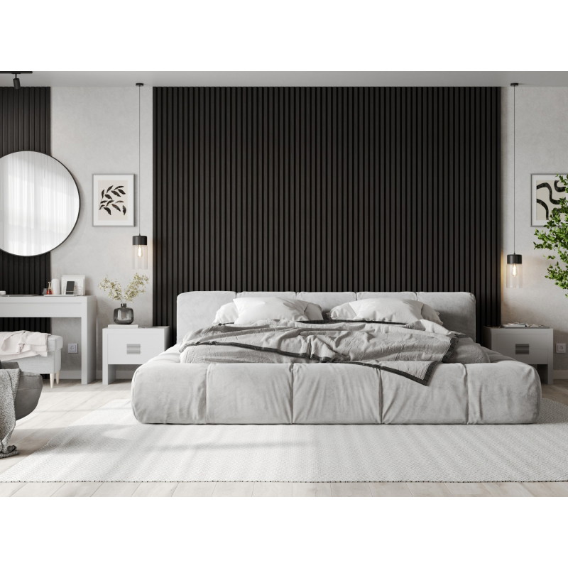 Mexen Lam-F Akustik-Wandpaneele 275 x 30 cm, Filz 8 mm, technisches Furnier, Ebenholz Schwarz - S105-275307-3015-023