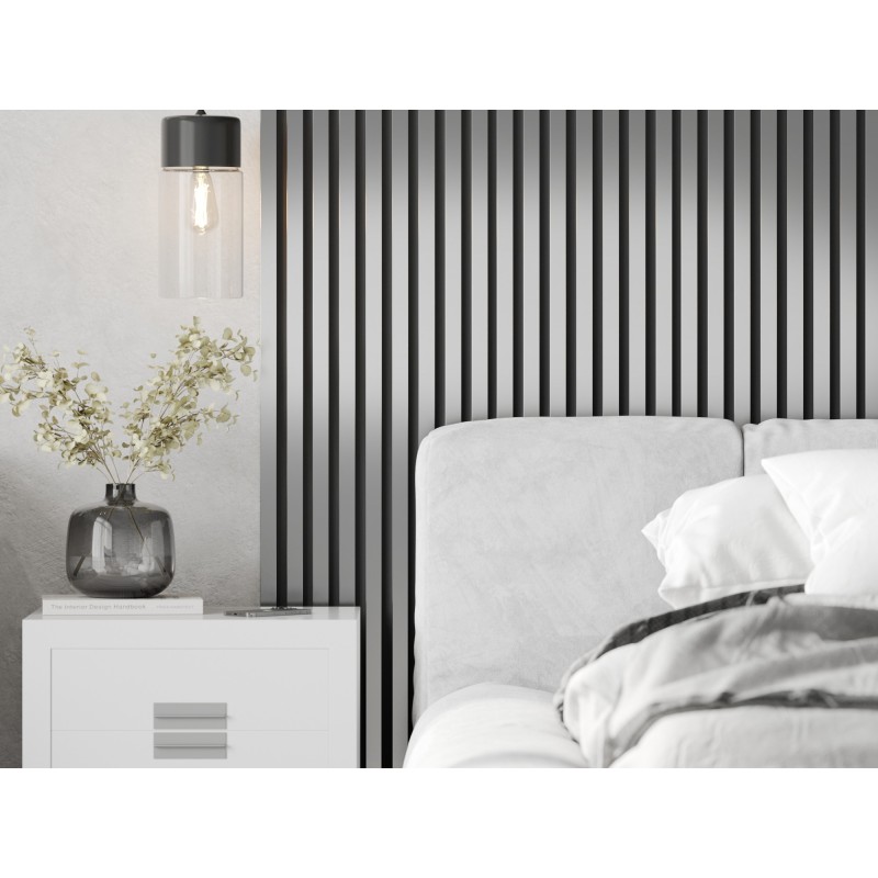 Mexen Lam-B Wandpaneele 275 x 31,5 cm, HDF-Platte 4 mm, Silber - S100-275317-2812-056