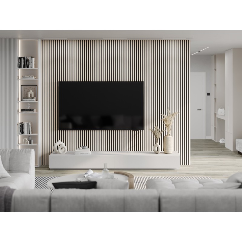 Mexen Lam-B Wandpaneele 275 x 31,5 cm, HDF-Platte 4 mm, Polareiche - S100-275317-2812-067