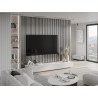 Mexen Lam-F Akustik-Wandlamellen 275 x 31,5 cm, Filz 6 mm, Silber - S105-275317-2812-056