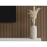 Mexen Lam-F akustische Wandpaneele 275 x 31,5 cm, Filz 6 mm, Mocca Eiche - S105-275317-2812-074
