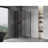 Mexen Mist T Duschkabine Pendeltür 70 x 70 cm, transparent, schwarz - 8A4T-070-070-70-00