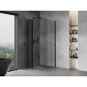 Mexen Mist T Duschkabine, schwenkbar, 75 x 75 cm, transparent, schwarz - 8A4T-075-075-70-00