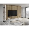 Mexen Lam-B Probe der Wandlamellen, HDF-Platte 4 mm, technisches Furnier, Goldene Eiche - S100-003-S