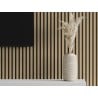 Mexen Lam-B Muster von Wandlamellen, HDF-Platte 4 mm, technisches Furnier, Edle Eiche - S100-004-S