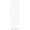 Mexen Lam-B Probe von Wandlamellen, HDF-Platte 4 mm, technisches Furnier, Eiche Heritage - S100-008-S