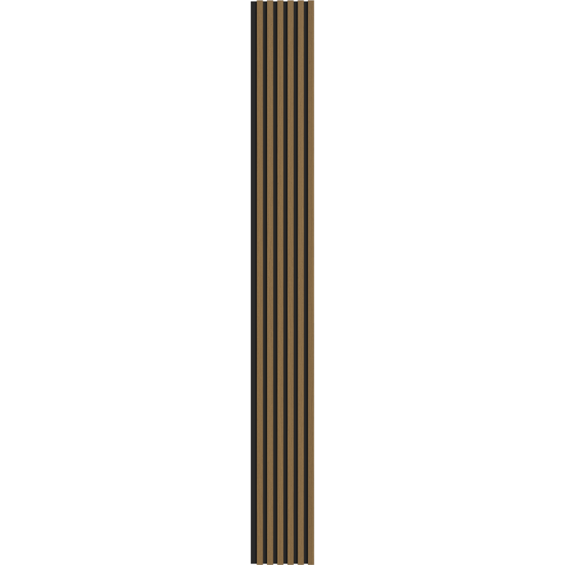 Mexen Lam-B Probe der Wandlamellen, HDF-Platte 4 mm, technisches Furnier, Goldener Teak - S100-014-S
