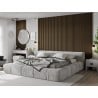Mexen Lam-B Probe von Wandlamellen, HDF-Platte 4 mm, technisches Furnier, Naturnussbaum - S100-016-S
